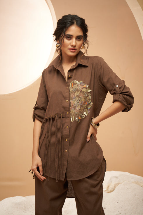 Rivet shirt set